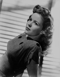 Shirley Temple classic photo print wearing a black blouse.