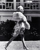 Marilyn Monroe Walking Across a Lawn Photo Print - Classic Hollywood Art