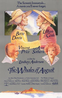 Whales of August Movie Poster 11x17 print featuring classic film art.