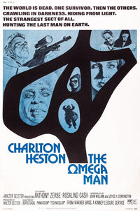 The Omega Man movie poster print featuring Charlton Heston (11x17)