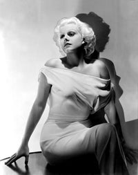 Jean Harlow iconic photo print in multiple sizes.