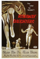 Runaway Daughters movie poster print showcasing classic film art.