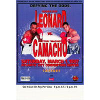 Sugar Ray Leonard vs. Hector Camacho movie poster 11x17