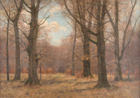 Late Fall in the Beech Forest Poster Print by Peter Paul Müller