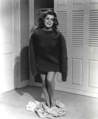 Ann Margret photo print in sweater, vintage Hollywood decor.
