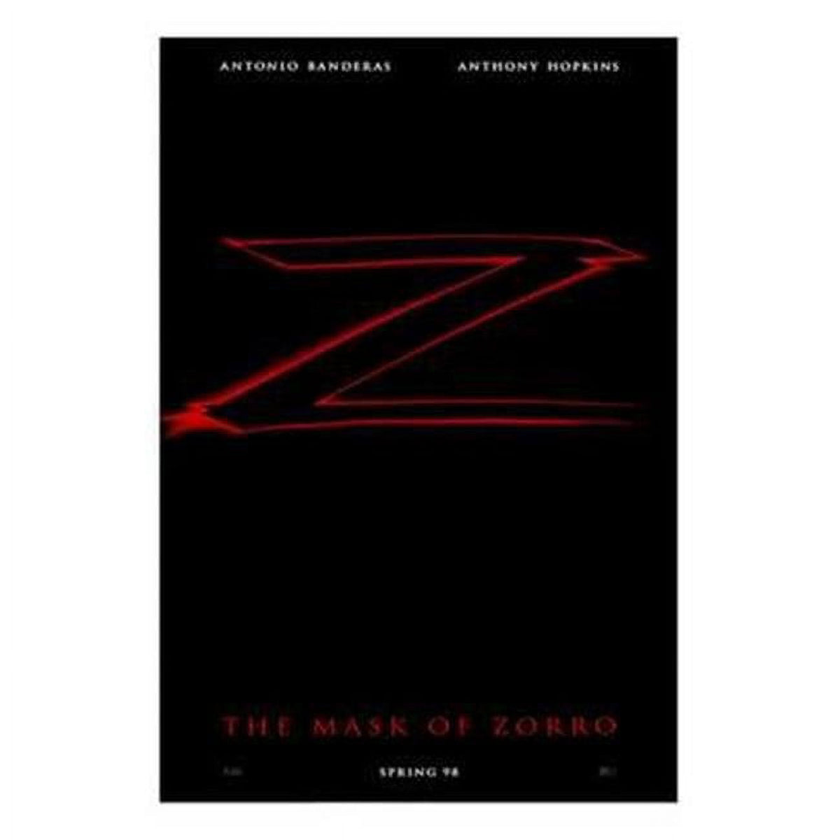 The Mask of Zorro Movie Poster 11x17 - Classic Adventure Art