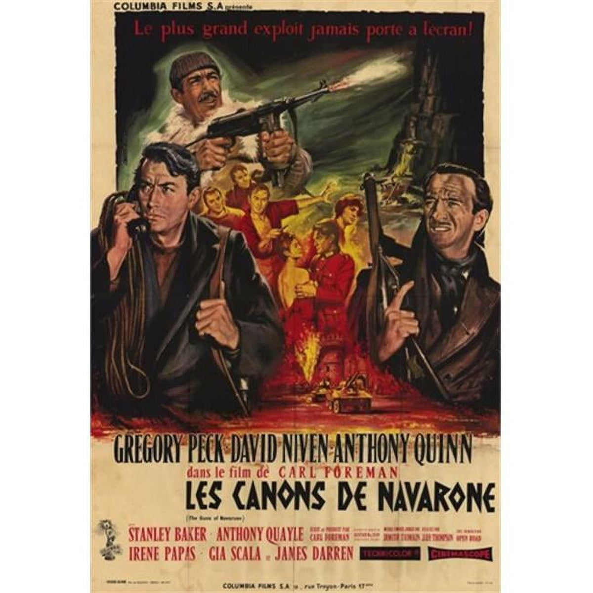 The Guns of Navarone Movie Poster 11x17 Print