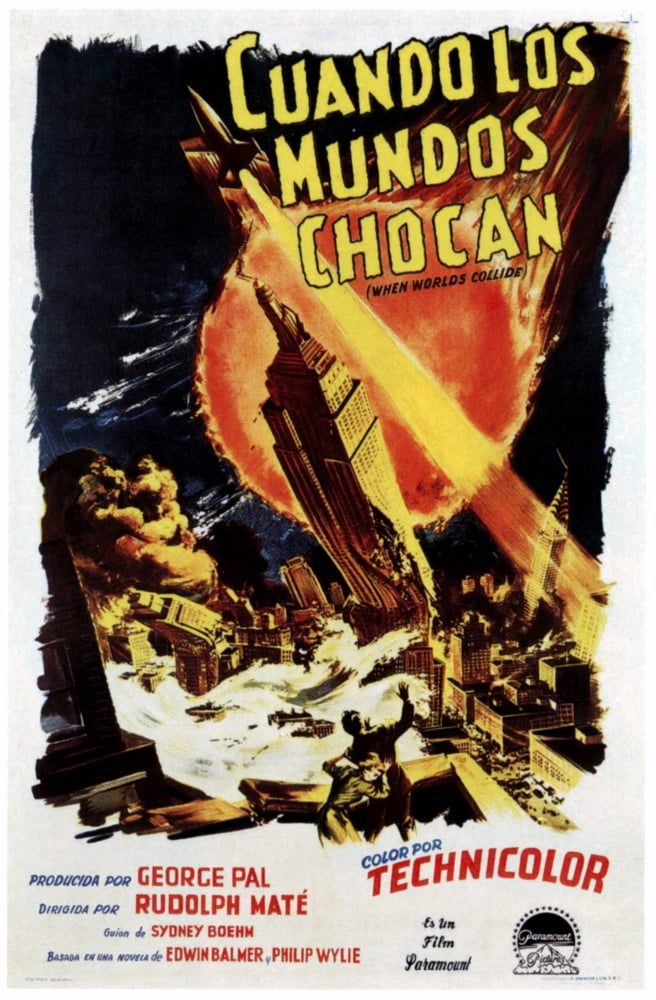 When Worlds Collide Movie Masterprint Poster from 1951, perfect for home decor.