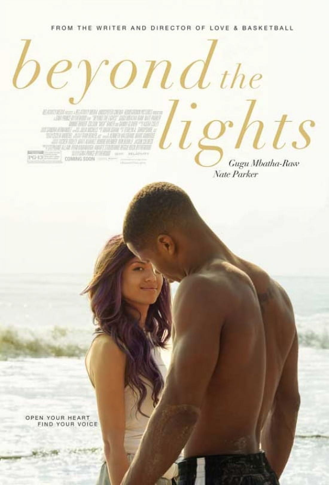 Beyond the Lights Movie Poster 11x17 print featuring vibrant imagery.