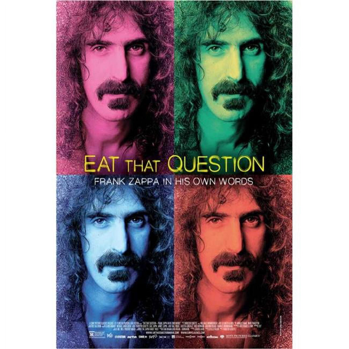 Frank Zappa Eat That Question Movie Poster 11x17