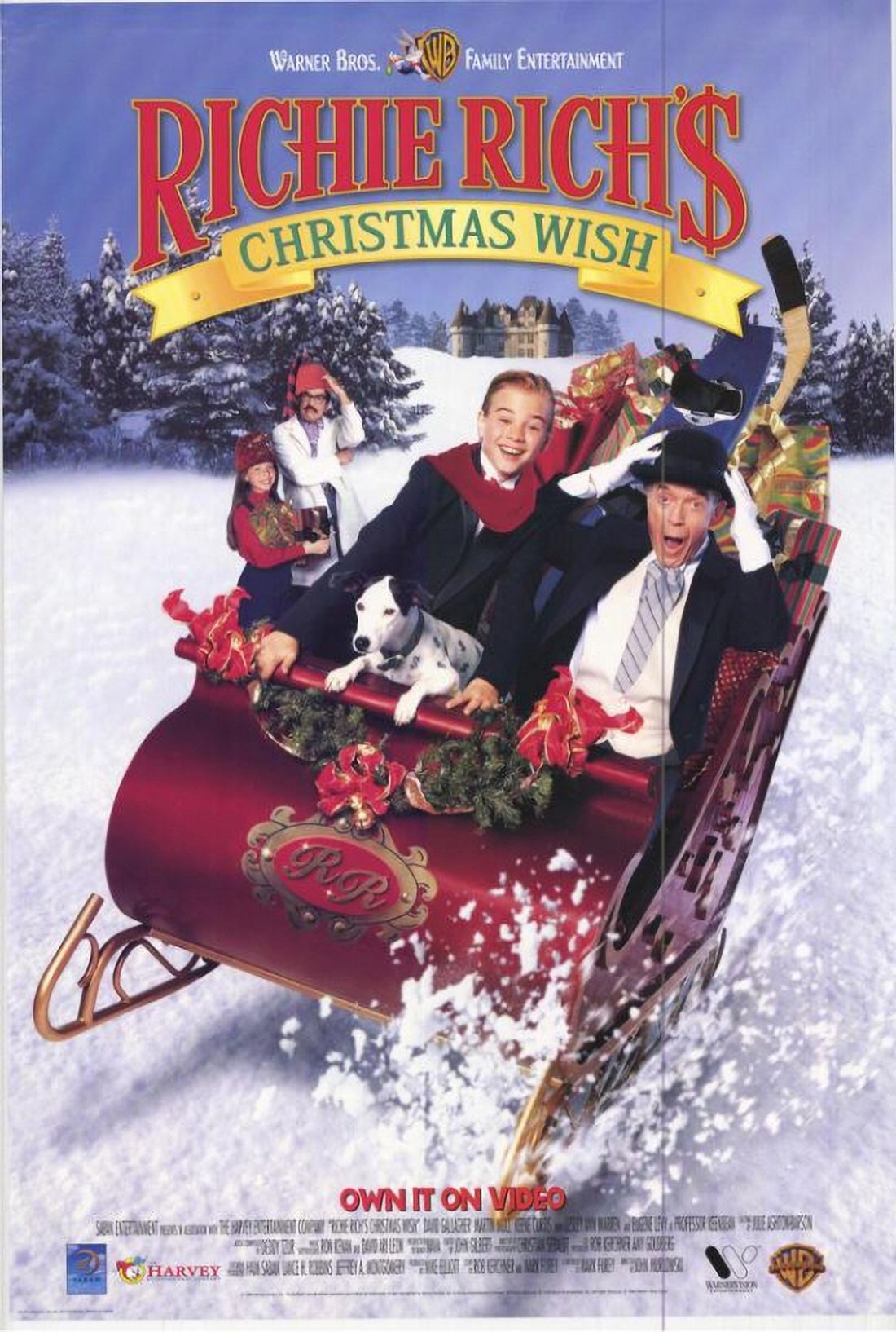Richie Rich's Christmas Wish Movie Poster 11x17
