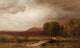 The Cattle Drive (1872) art print by William Hart depicting a cowboy cattle drive.