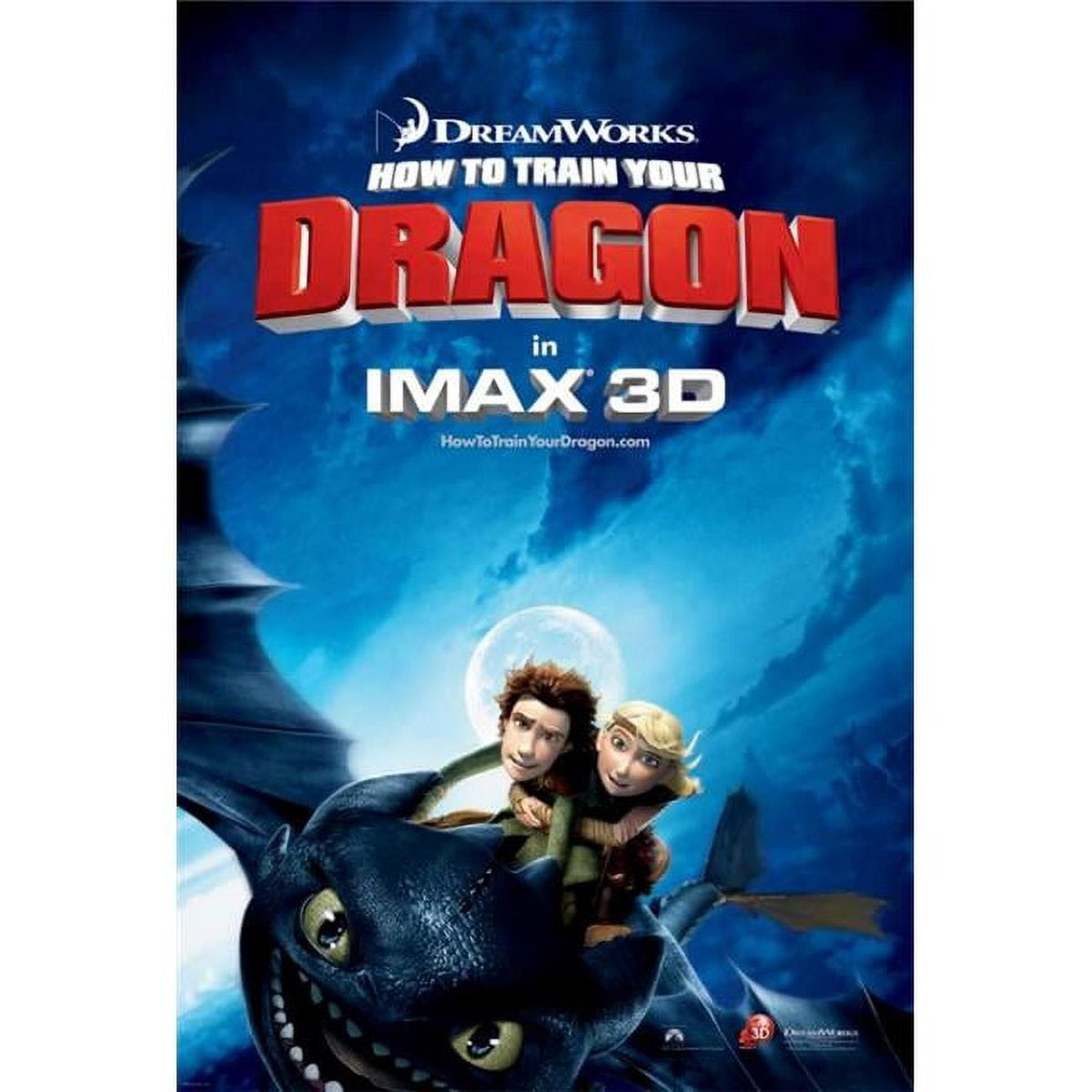 How to Train Your Dragon Movie Poster Print 27x40