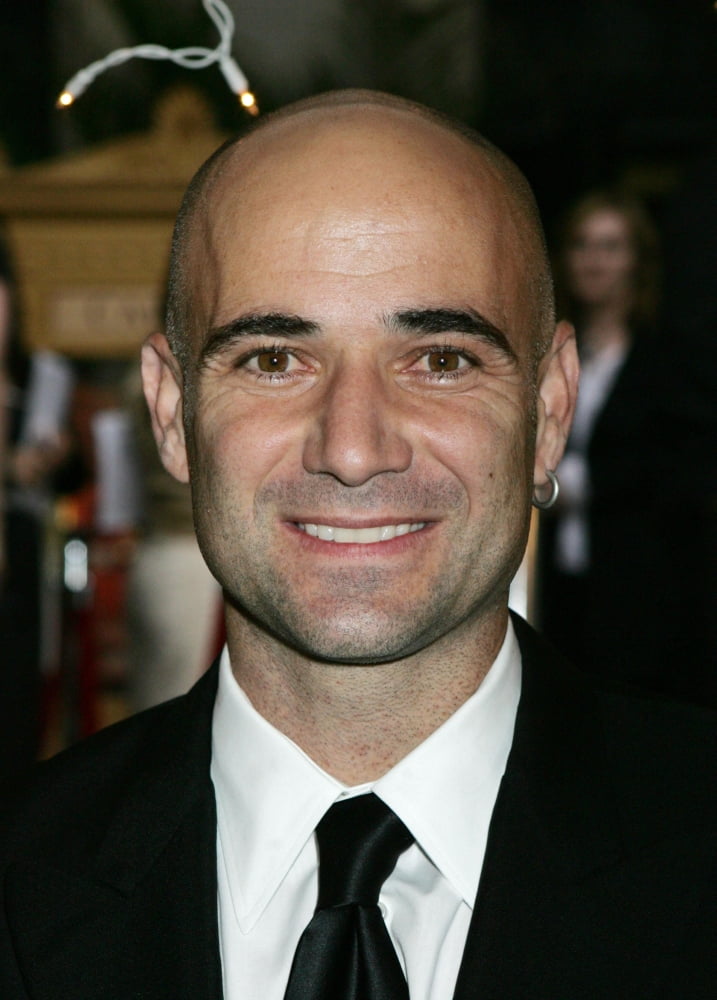 Andre Agassi at Usher's Look Foundation Gala - Celebrity Photo Print