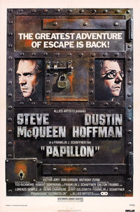 Papillon Movie Poster Masterprint showcasing classic film imagery.