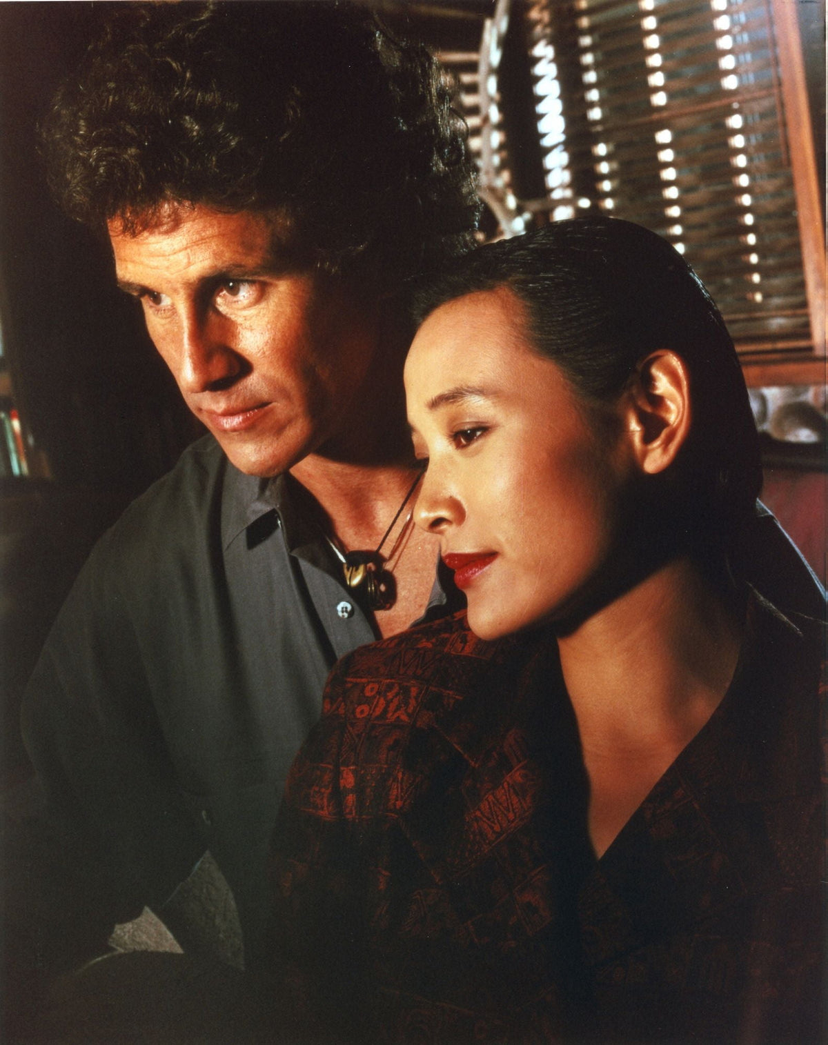 Twin Peaks Movie Scene Portrait Photo Print with Joan Chen and Michael Ontkean