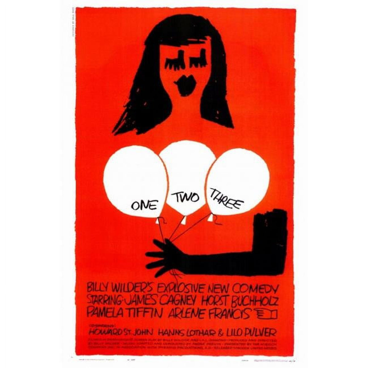 One Two Three Movie Poster Print 27x40