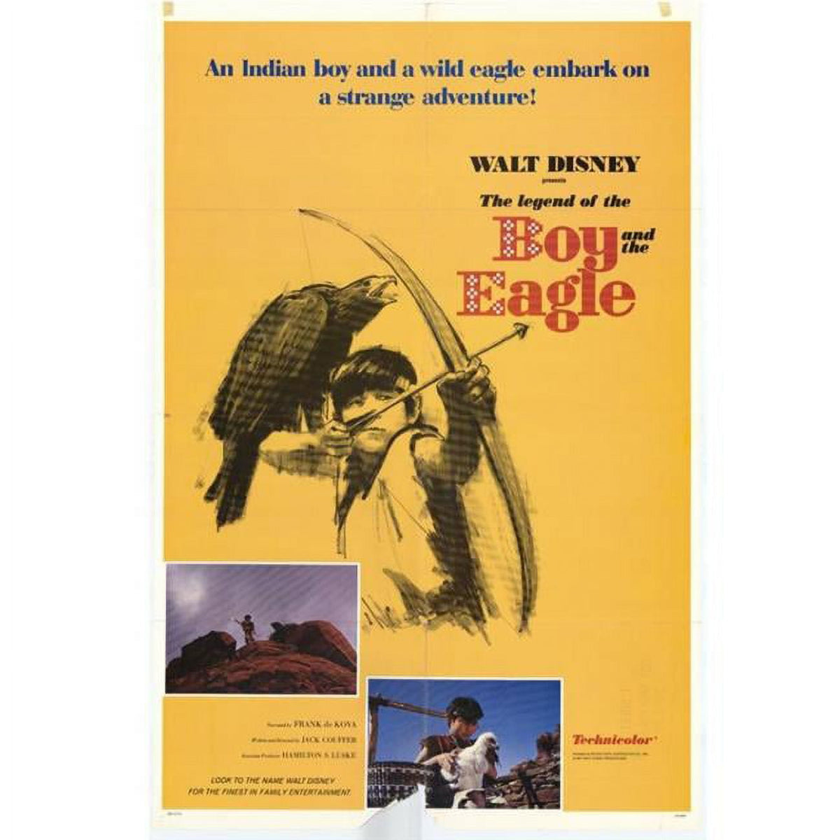 Legend of the Boy and the Eagle movie poster print 27x40