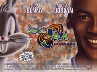 Space Jam Movie Poster featuring iconic characters from the classic film.
