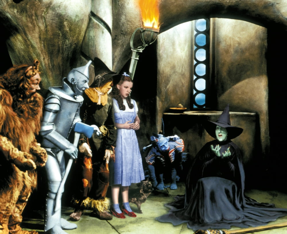 The Wizard of Oz photo print featuring iconic imagery from the classic film.
