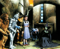 The Wizard of Oz photo print featuring iconic imagery from the classic film.