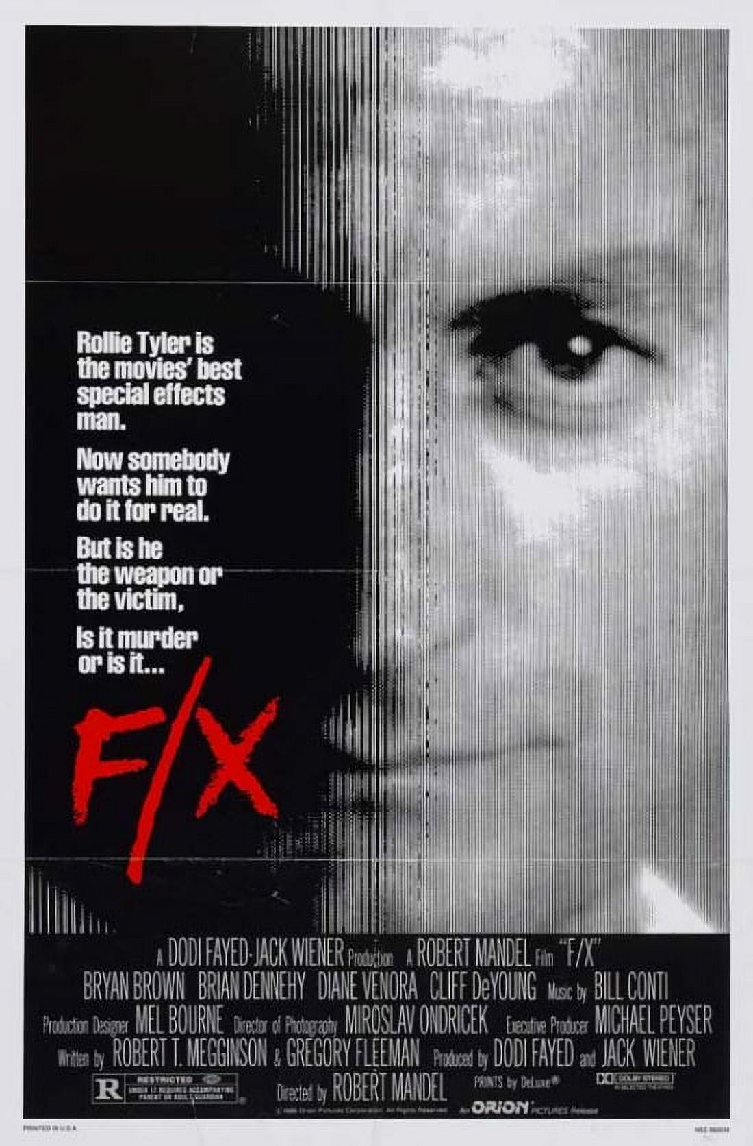 FX Movie Poster 11x17 print featuring cinematic visuals.