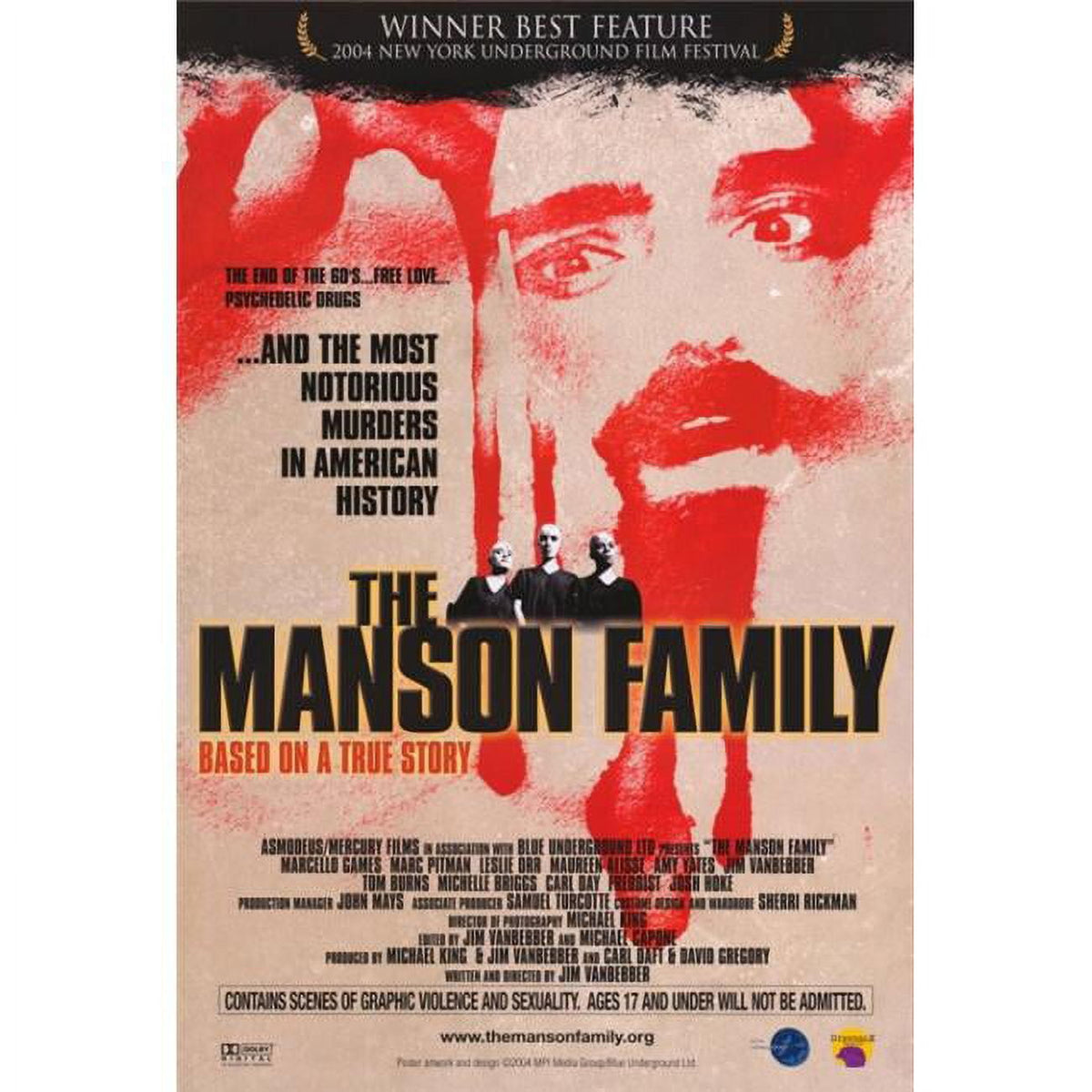 Manson Family Movie Poster Print 27x40