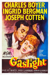 Gaslight Movie Masterprint Poster featuring Charles Boyer, Ingrid Bergman, and Joseph Cotten