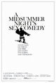 A Midsummer Night's Sex Comedy movie poster print featuring whimsical artwork.