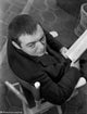 Candid photo print of actor Peter Lorre, showcasing classic cinema charm.