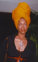 Erykah Badu portrait photo print showcasing her unique style and artistry.