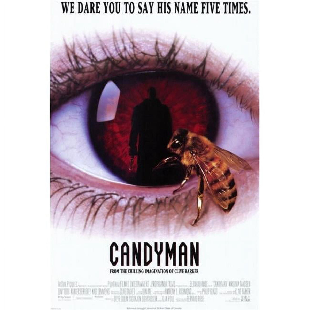 Candyman Movie Poster Print - 27x40 inches, horror film art.