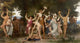 La Jeunesse de Bacchus Poster Print by William Bouguereau showcasing youthful exuberance.