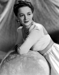 Olivia De Havilland 1941 photo print, classic Hollywood portrait.
