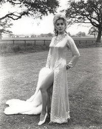 Classic portrait photo print of Ann-Margret in a long gown.
