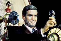 The Time Machine photo poster print featuring Rod Taylor in classic sci-fi art.