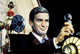 The Time Machine photo poster print featuring Rod Taylor in classic sci-fi art.