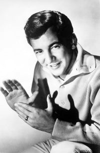 Bobby Darin clapping photo print showcasing the iconic musician.