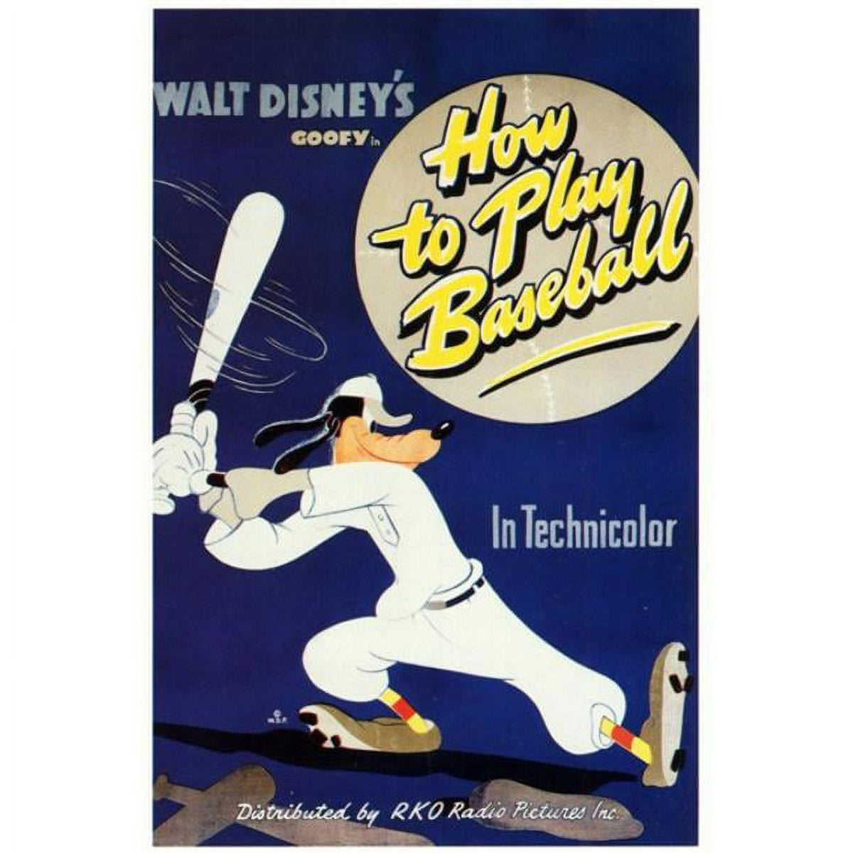 How to Play Baseball Movie Poster Print - vibrant sports art
