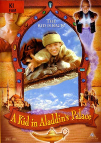 A Kid in Aladdin's Palace movie poster in vibrant colors.