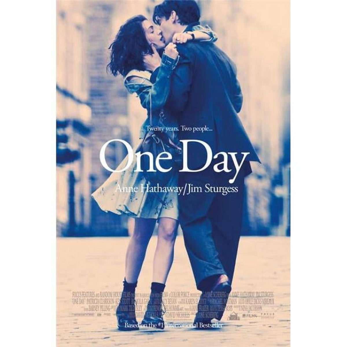 One Day Movie Poster Print - 27x40 inches showcasing romantic imagery
