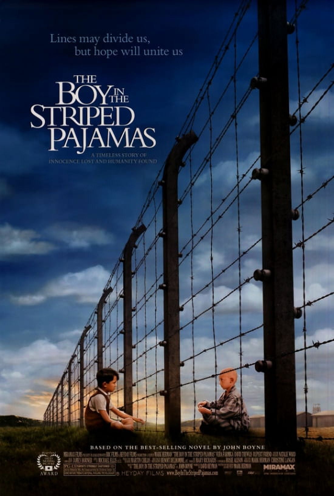 The Boy in the Striped Pajamas Movie Poster 11x17