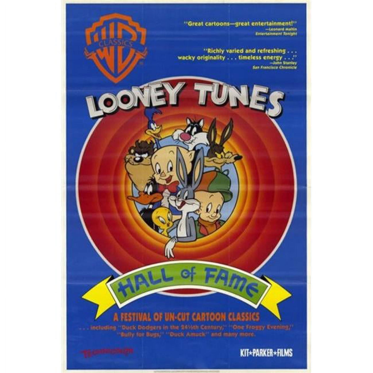 Looney Tunes Hall of Fame Movie Poster 11x17 featuring classic characters.