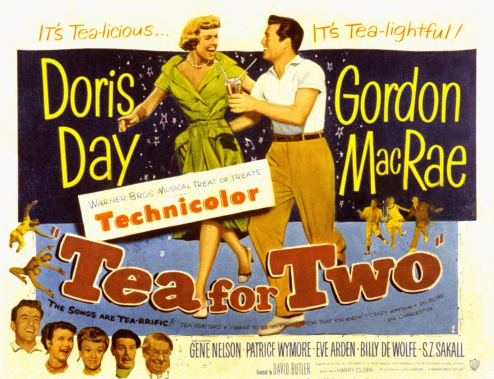 Tea For Two Movie Masterprint Poster featuring Doris Day and Gordon Macrae