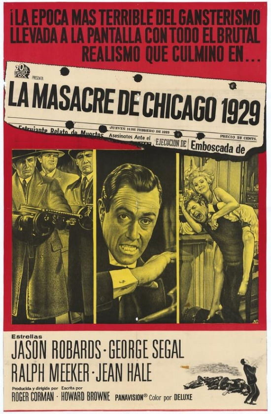 The St. Valentine's Day Massacre Movie Poster 11x17 print