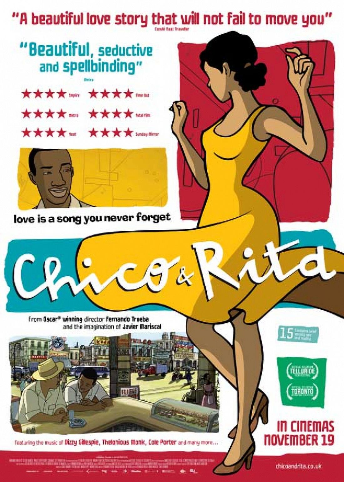 Chico & Rita Movie Poster in 11x17 size