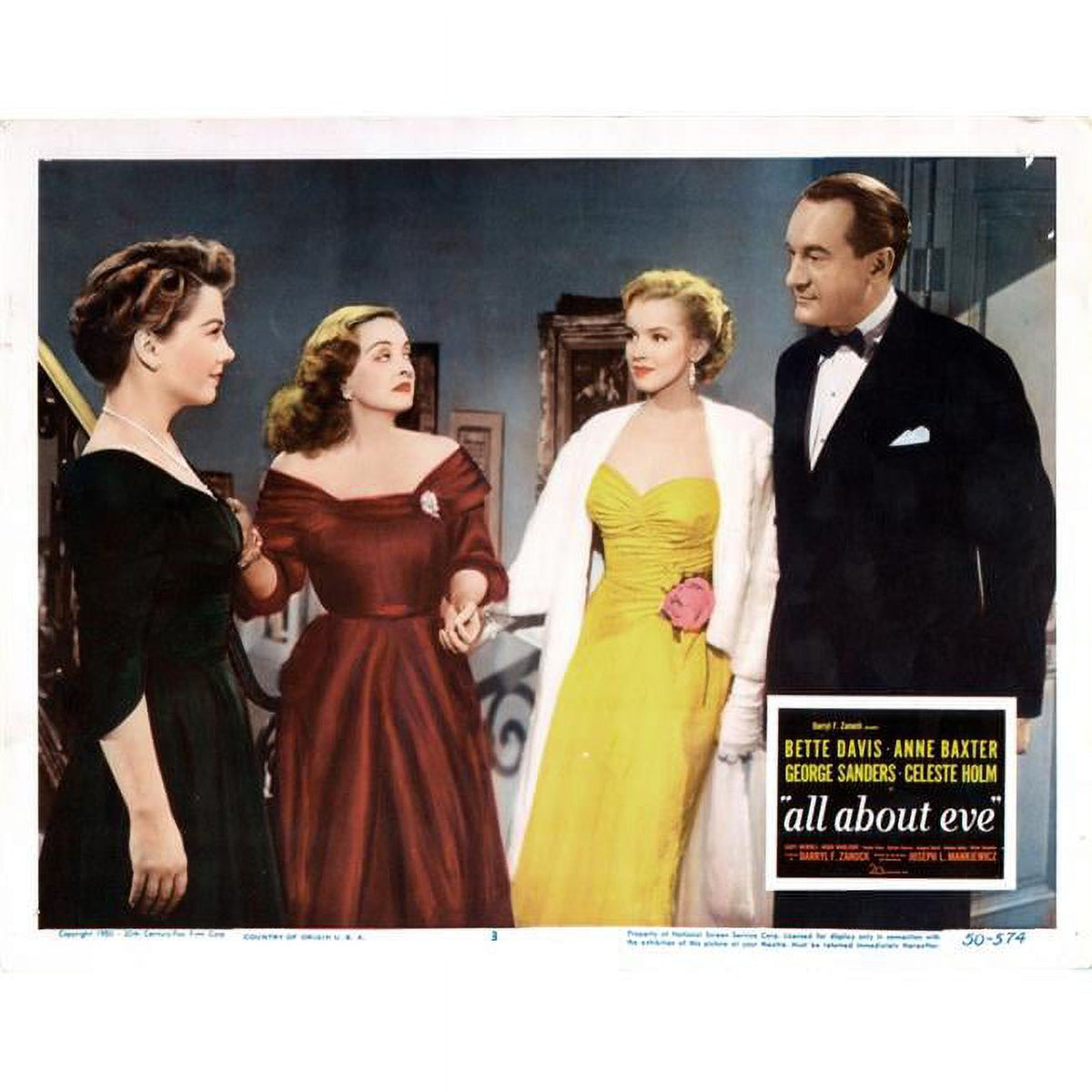 All About Eve movie lobby card poster print
