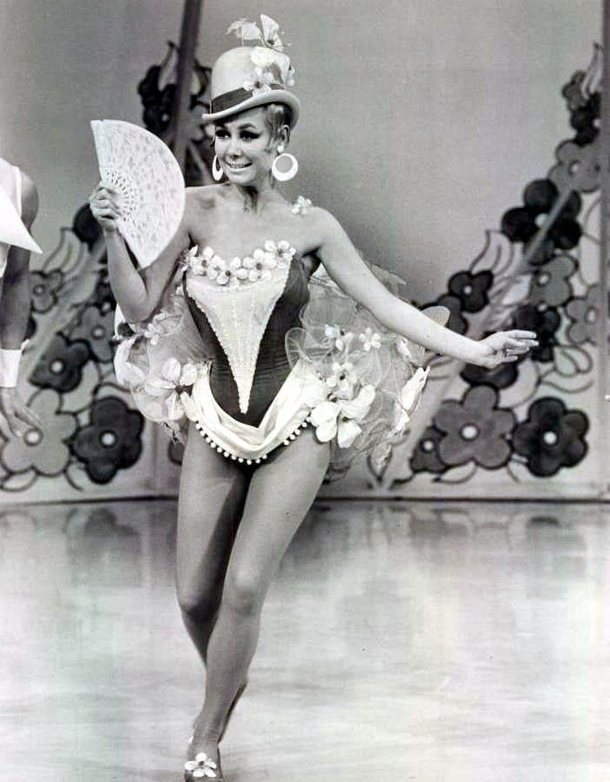 Mitzi Gaynor Dancing with Fan Photo Print - Vintage Hollywood Art