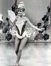 Mitzi Gaynor Dancing with Fan Photo Print - Vintage Hollywood Art