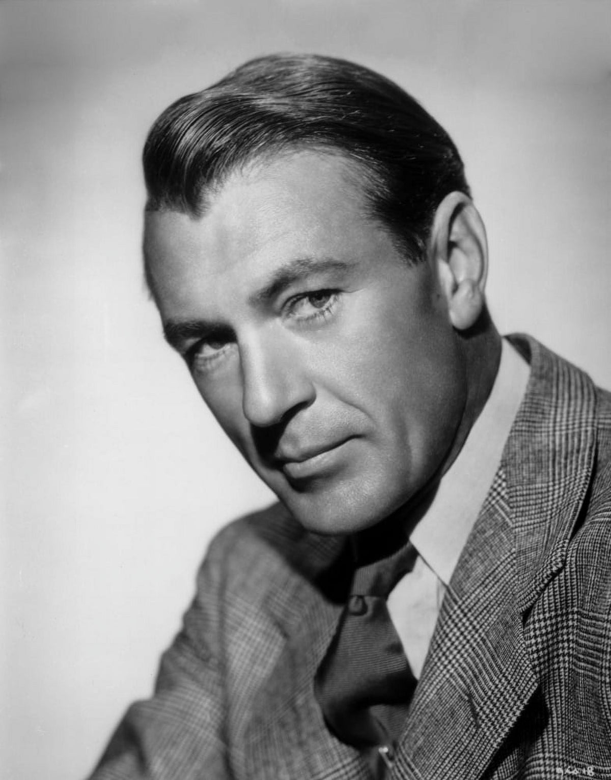 Gary Cooper classic photo print, perfect for home décor.